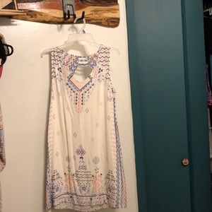 Aztec dress with key hole back